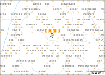 map of Ovuoku