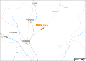 map of Ōwatari