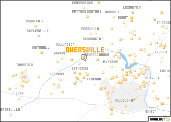 map of Owensville