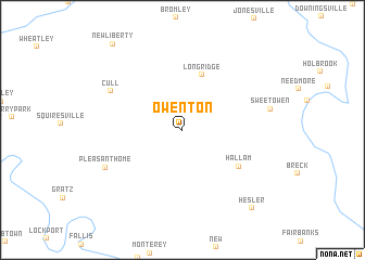 map of Owenton