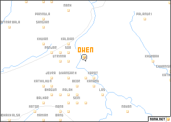 map of Owen