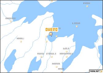 map of Owero