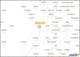 map of Owerri