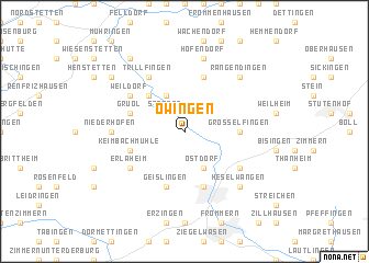 map of Owingen