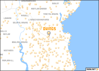 map of Owings