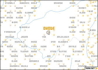 map of Owode