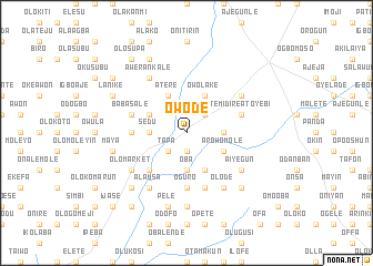 map of Owode