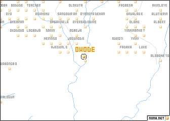 map of Owode