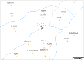 map of Owogui