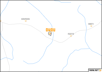 map of Owou