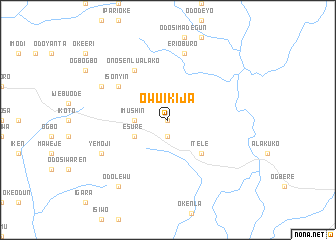 map of Owu Ikija