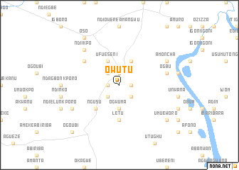 map of Owutu