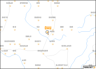 map of Owu