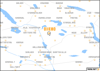 map of Oxebo