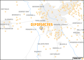 map of Oxford Acres