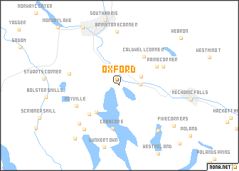 map of Oxford