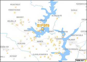 map of Oxford