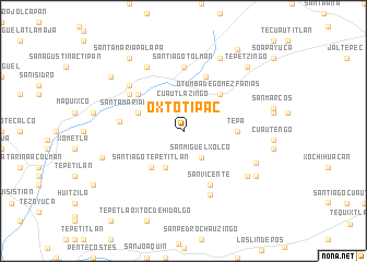 map of Oxtotipac