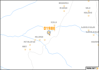 map of Oyabe