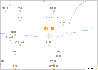 map of Oyabi