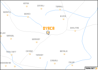 map of Oyaca