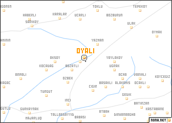 map of Oyalı