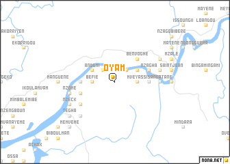 map of Oyam