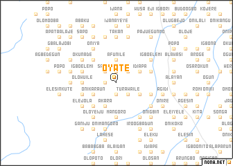 map of Oyate