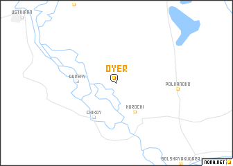 map of Oyër