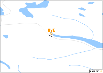 map of Øye