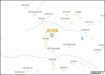 map of Oyima