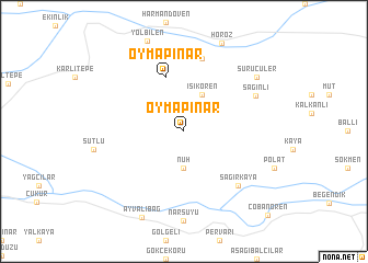 map of Oymapınar
