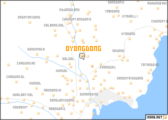 map of Oyŏng-dong