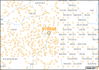 map of Oyo Ode