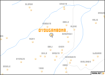 map of Oyou-Gamboma