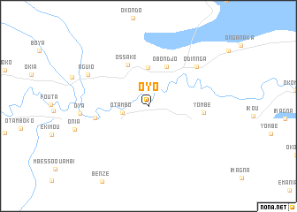 map of Oyo