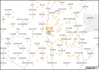 map of Oyo