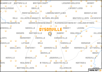 map of Oysonville