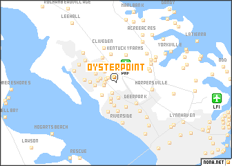 map of Oyster Point