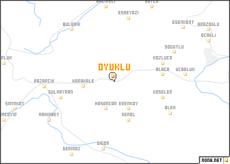map of Oyuklu