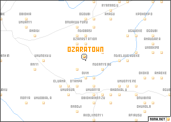map of Ozara Town