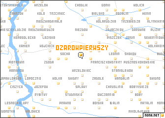 map of Ożarów Pierwszy