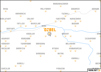 map of Özbel