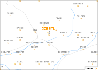 map of Özbeyli