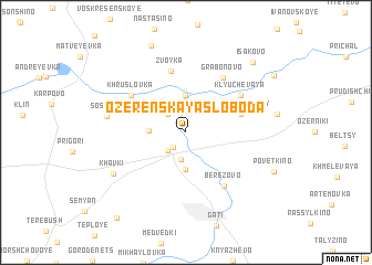 map of Ozërenskaya Sloboda