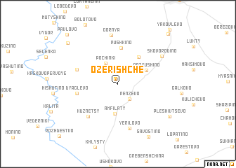 map of Ozerishche