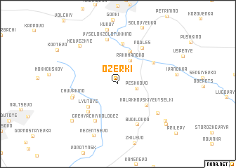 map of (( Ozerki ))