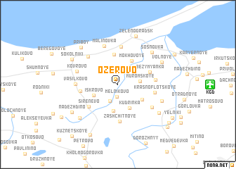 map of Ozerovo