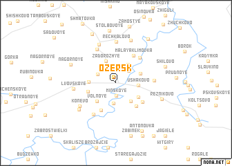 map of Ozërsk