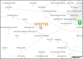 map of Ozertso